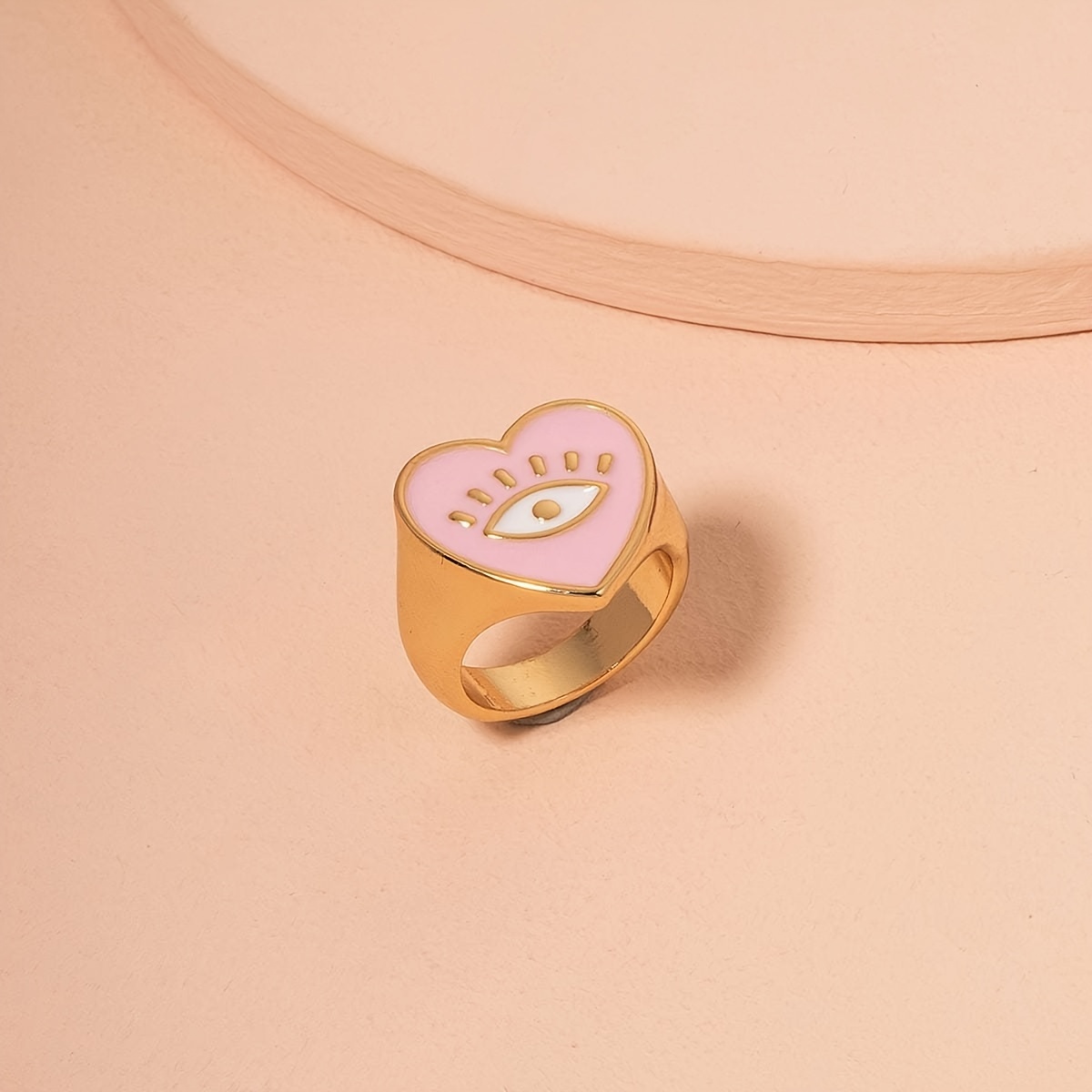 Eye & Heart Ring for Women Daily Wear